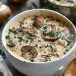 Cottage Cheese Mushroom Soup