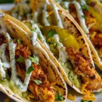 Dill Pickle Ranch Smash Chicken Tacos