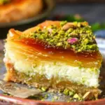 Baklava Pistachio Cheesecake