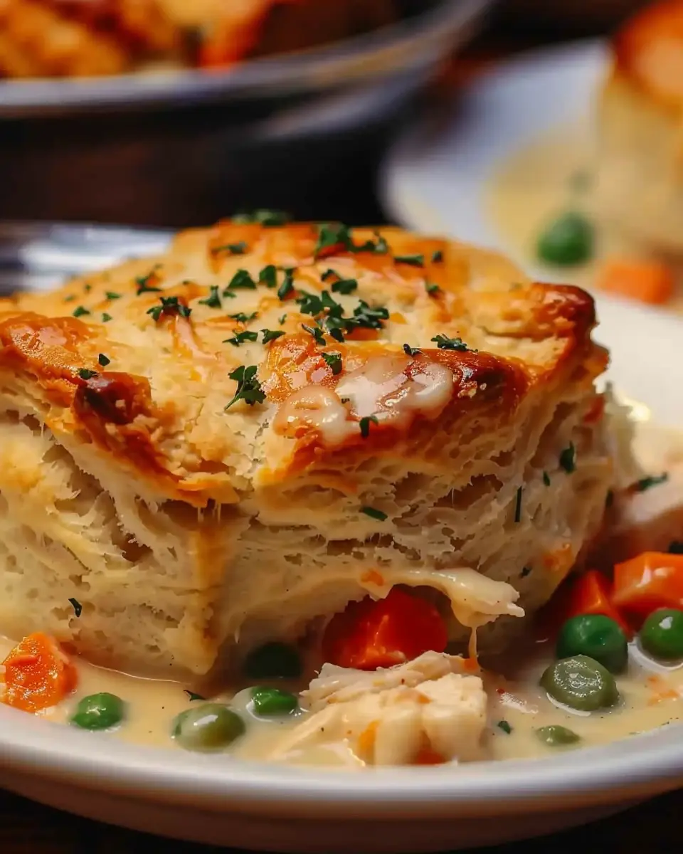 Red Lobster Biscuit Chicken Pot Pie: Indulgent Comfort Food Delight
