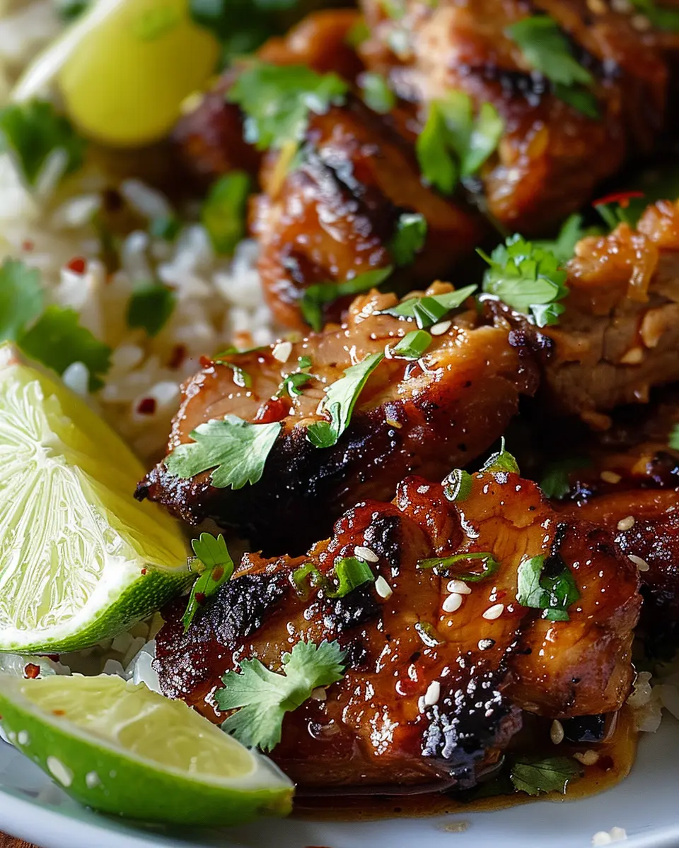 Zesty Ginger Lime Pork: A Juicy Twist on Homemade BBQ Bliss