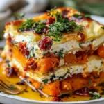 Layered Sweet Potato Butternut Squash Carrot Lasagna Recipe