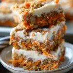 Cottage Cheese Carrot Cake Bars