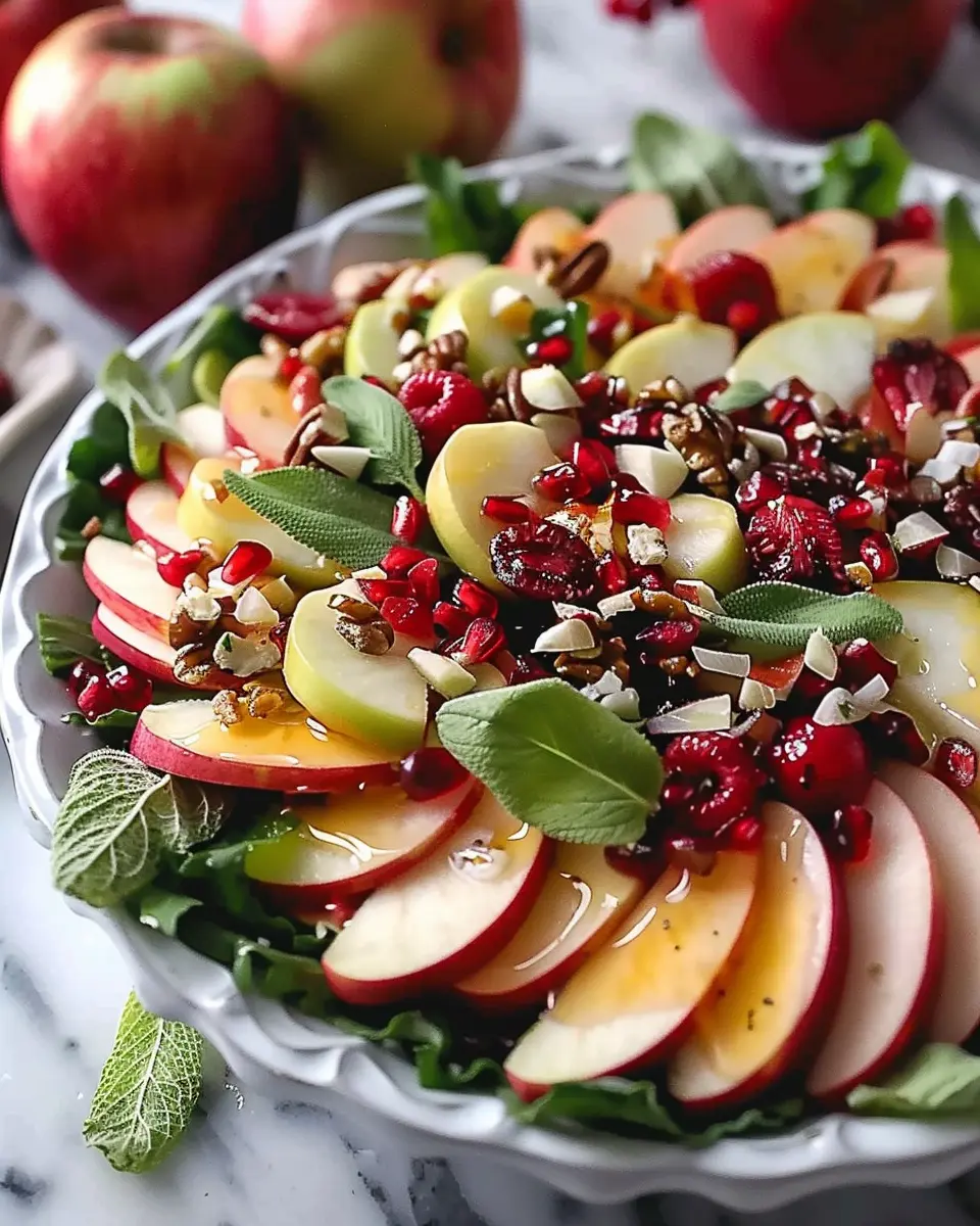 Sweet Christmas Apple Salad