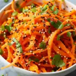 asian raw carrot salad