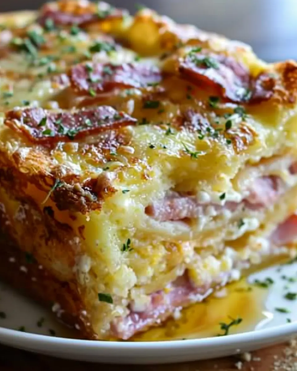Monte Cristo Breakfast Casserole: Easy and Delicious Turkey Bacon Twist