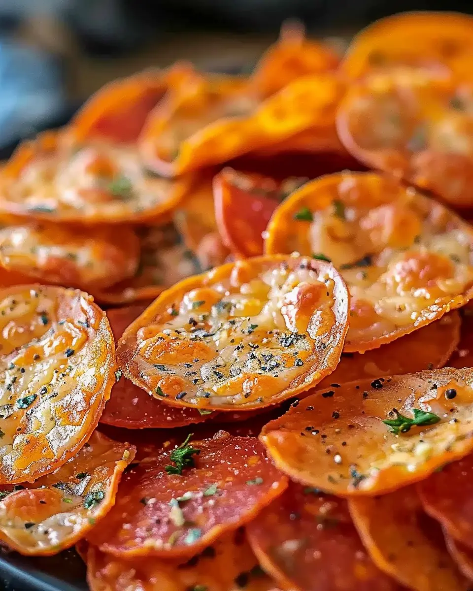 Pepperoni Cheese Crisps: Easy, Crunchy Treat for Snack Lovers
