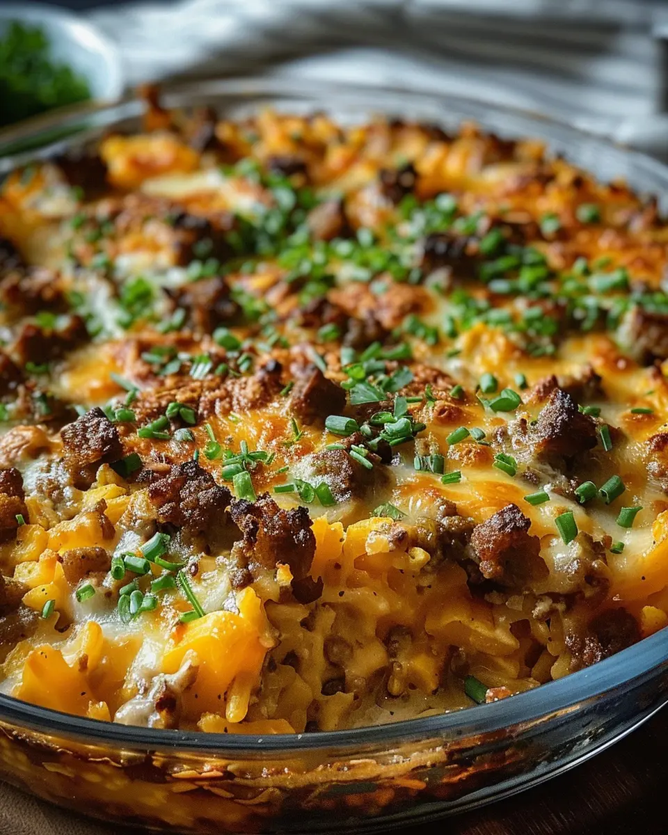 Amish Sunday Savior Casserole: Easy Comfort Food with Turkey Bacon