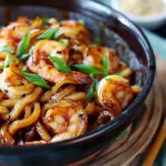 Yaki Udon with Shrimp