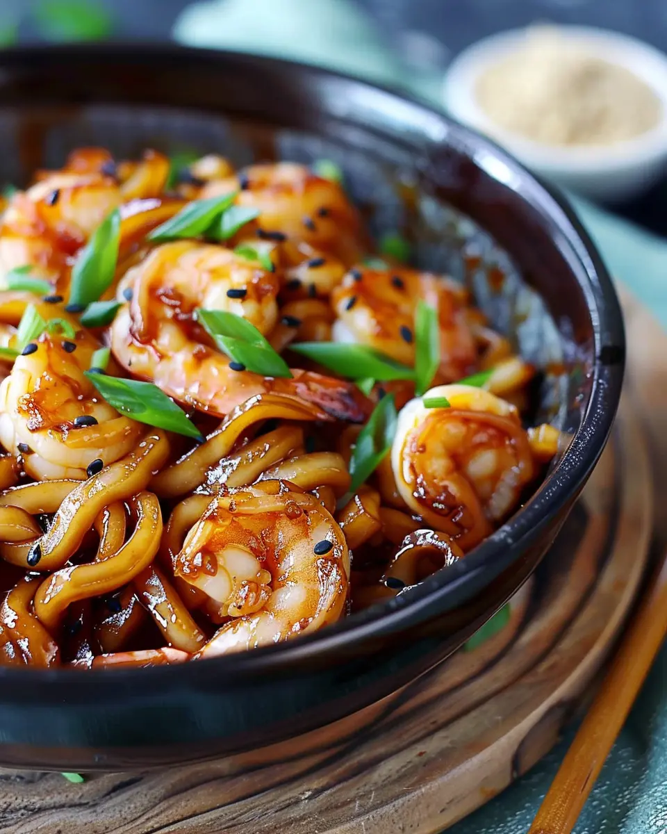 Yaki Udon with Shrimp: Easy Homemade Recipe for Deliciousness