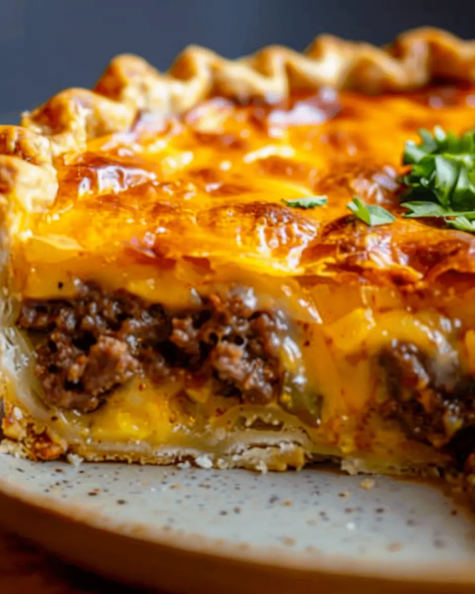 Ultimate Homemade Cheeseburger Pie: A Juicy Twist with Turkey Bacon