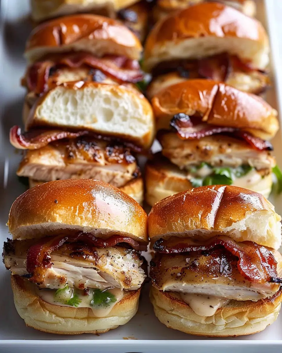 Maple Chicken Turkey Bacon Sliders: A Juicy Homemade Delight