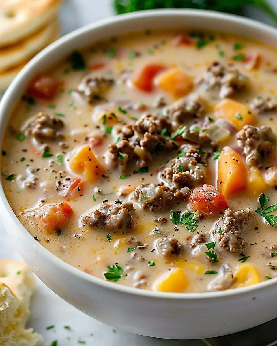 Easy Cheeseburger Soup Recipe: Indulgent Comfort Food for All