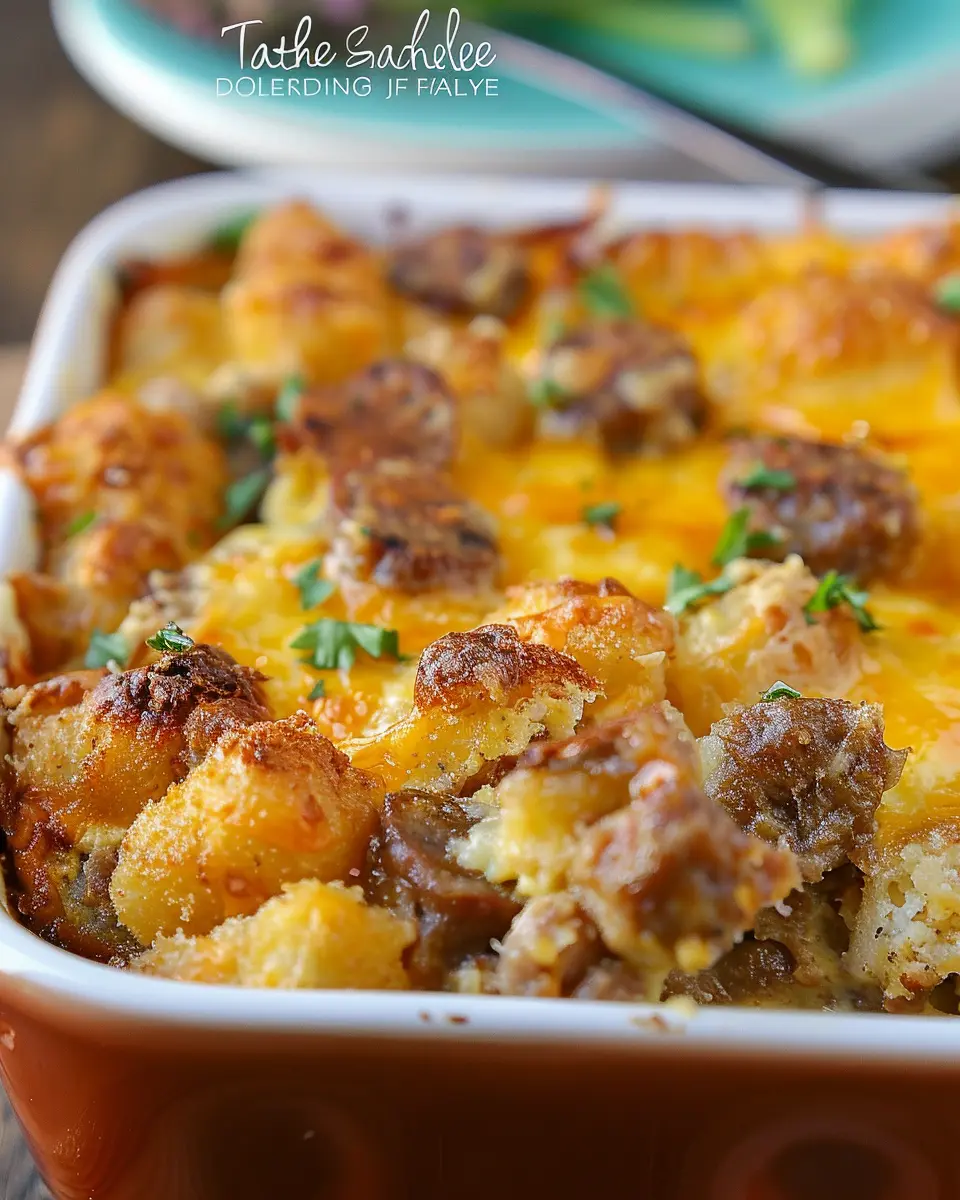 Tater Tot Sausage Breakfast Casserole: Easy and Delicious Twist
