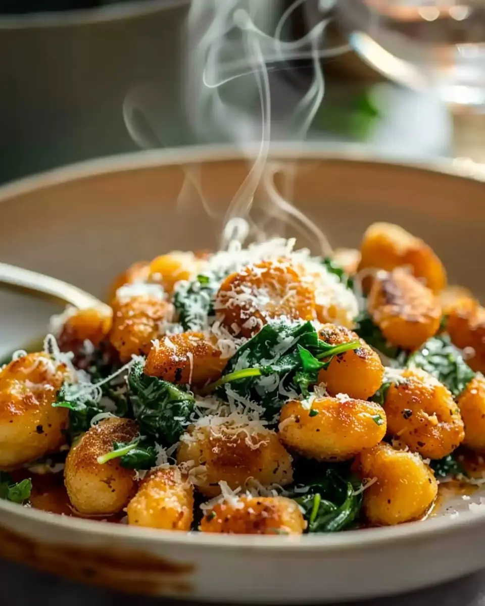 Crispy Gnocchi with Turkey Bacon and a Twist of Flavor
