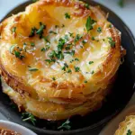 Cheesy Garlic Cruffin