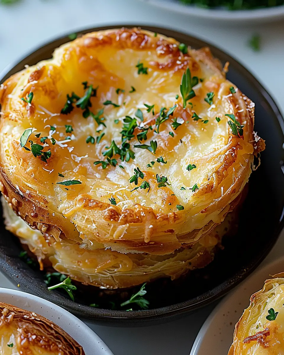 Cheesy Garlic Cruffin Delight: Indulge in a Savory Twist