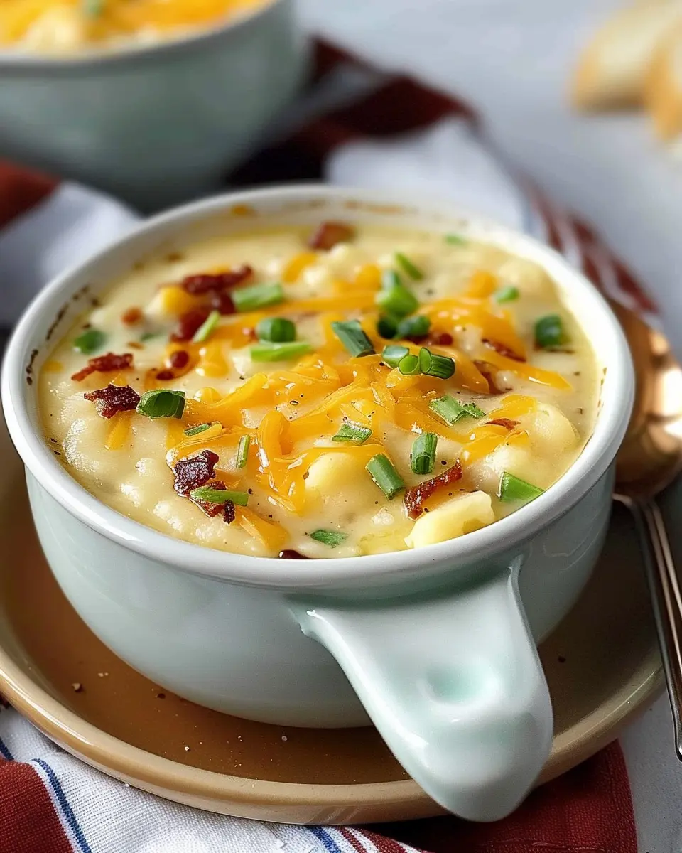 Loaded Baked Potato Soup: The Best Comfort Food with Turkey Bacon