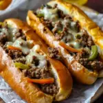 Ground Beef Philly Cheesesteaks