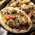 Sheet Pan Greek Chicken Pitas
