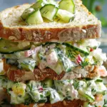 Easy Cucumber Salad Sandwiches