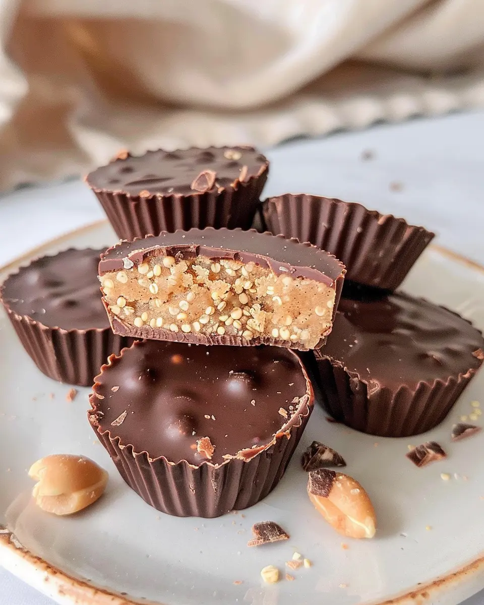 Quinoa Crunch Peanut Butter Cups: The Best Guilt-Free Indulgence