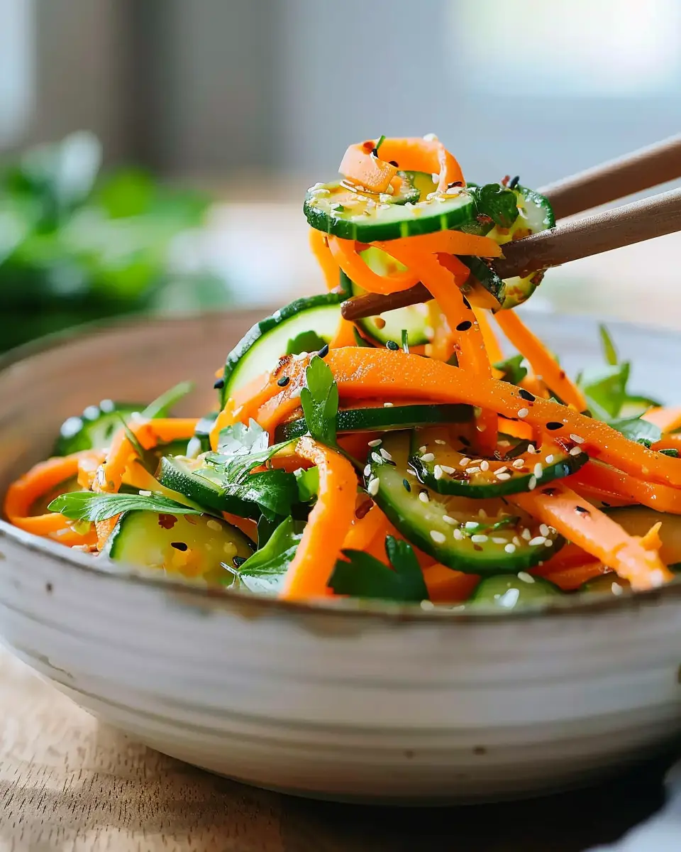 Cucumber Carrot Salad: Refreshing & Easy to Make at Home