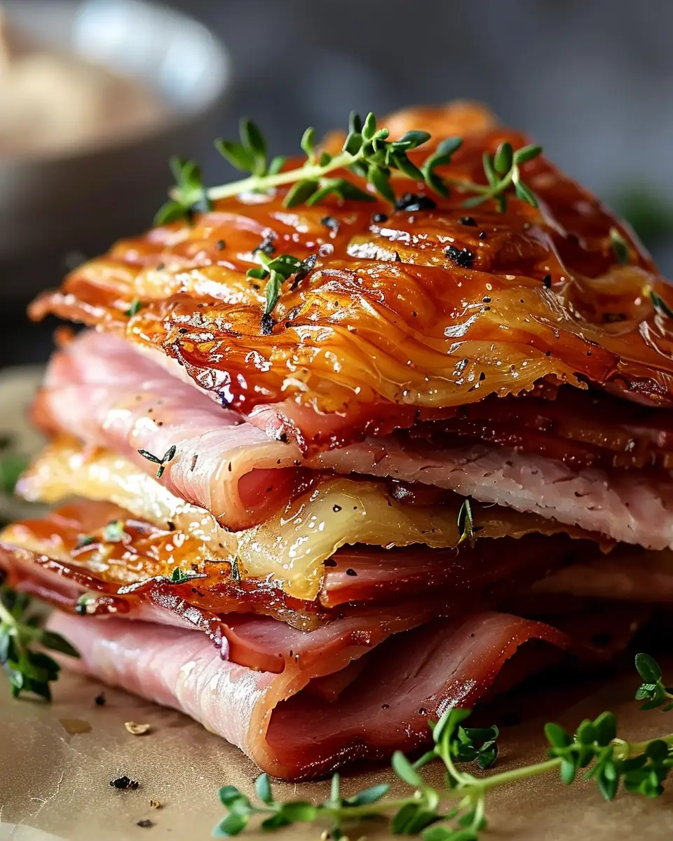 Crispy Ham Delight: Easy Recipe with Turkey Bacon and Chicken Ham