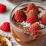 High Protein Chocolate Chia Pudding