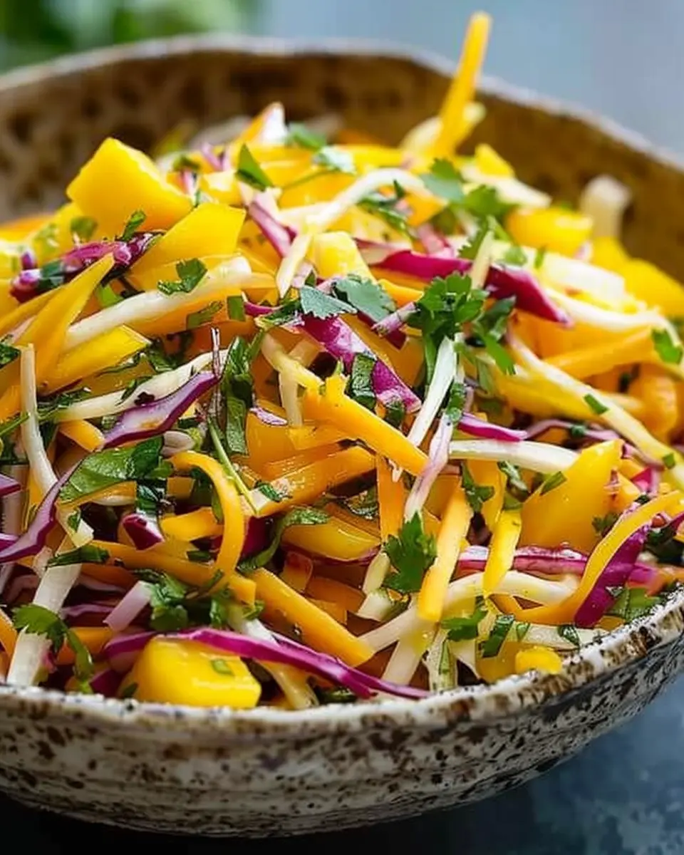 Mango Slaw: A Fresh and Easy Twist Perfect for Your Summer BBQ