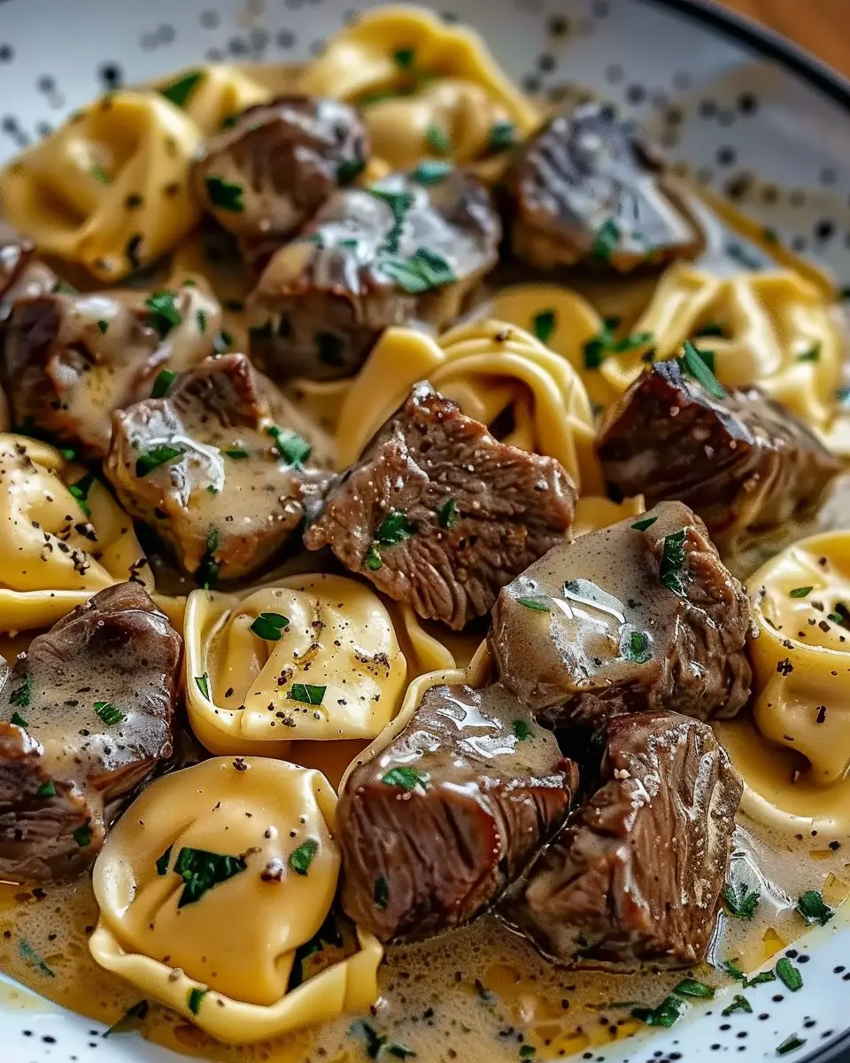 Cracked Garlic Steak Tortellini: A Juicy Twist on Tradition