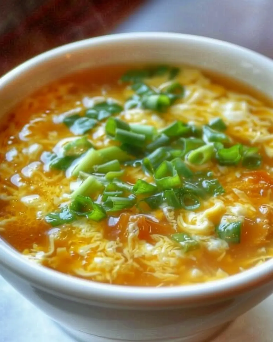 Authentic Chinese Egg Drop Soup: Easy Comfort in Every Spoonful
