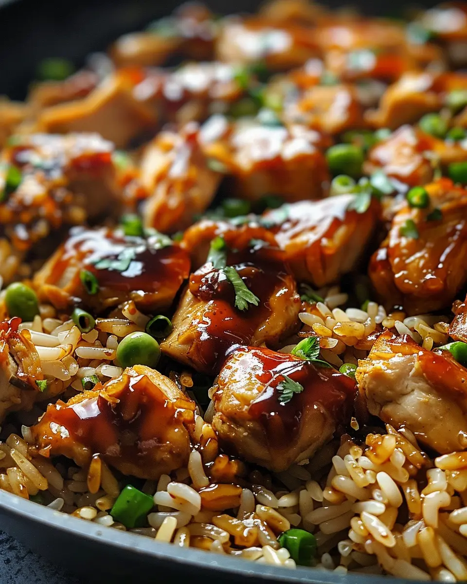 One-Pan Bold Honey BBQ Chicken Rice for Easy Family Dinners