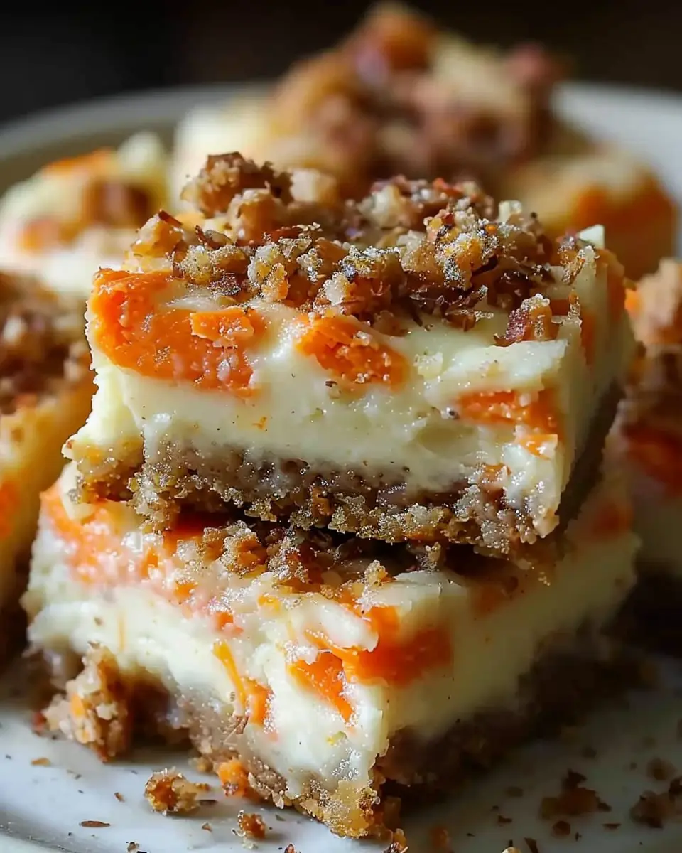 Irresistibly Indulgent Carrot Cake Cream Cheese Bars You’ll Love