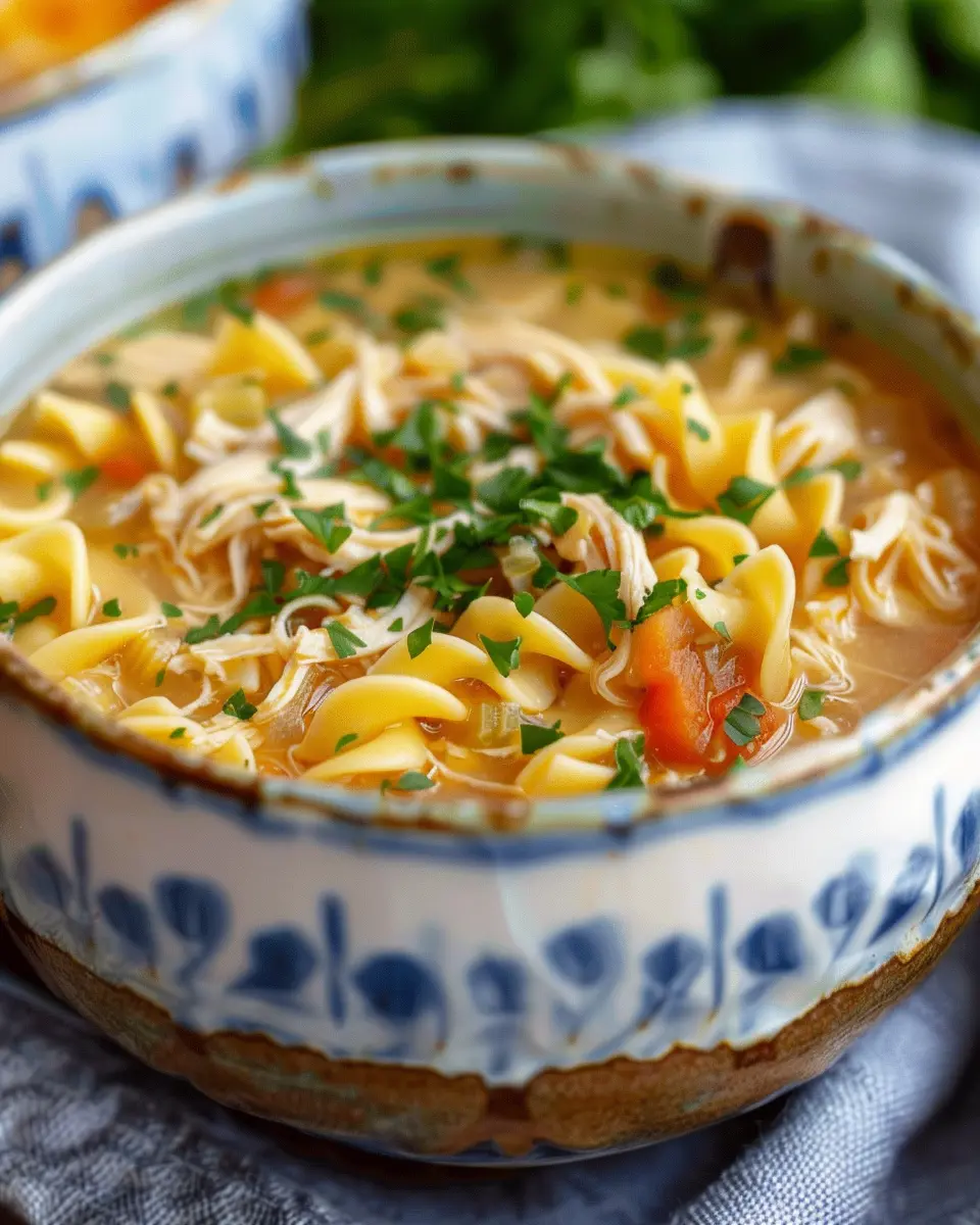 Crack Chicken Noodle Soup Recipe: Comforting and Easy Family Meal