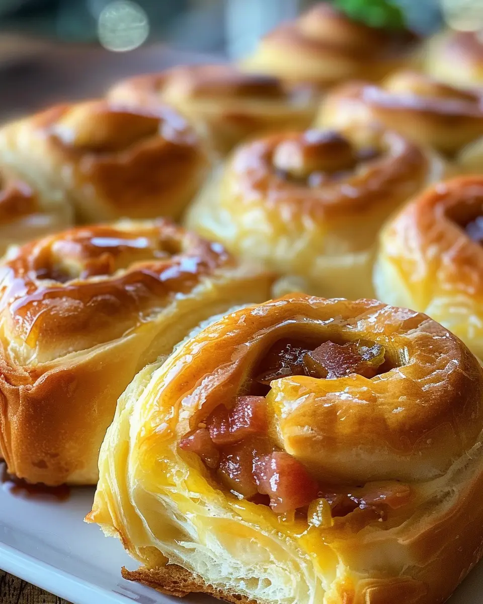 Breakfast Rolls: Indulgent Turkey Bacon and Chicken Ham Treats