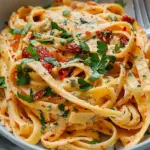 Vegan Creamy Sun Dried Tomato Pasta Recipe