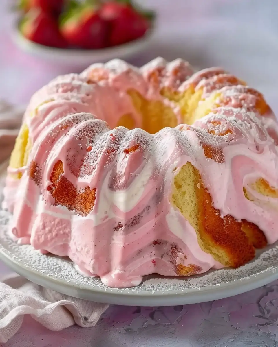 Strawberry Milkshake Pound Cake Recipe: Indulgence in Every Slice