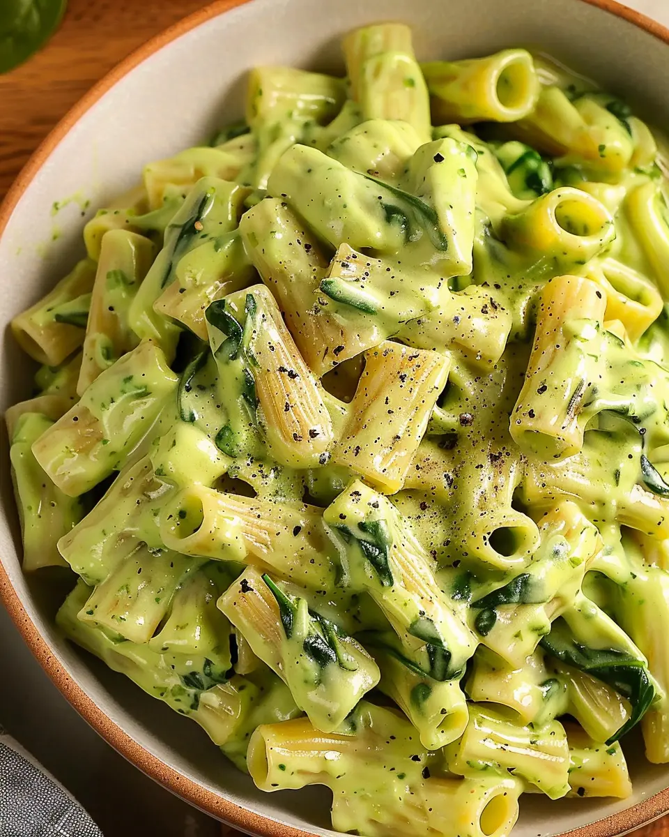 Vegan Creamy Spinach Garlic Pasta: A Quick and Delicious Delight