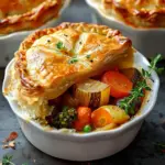 Roasted Autumn Vegetable Pot Pies