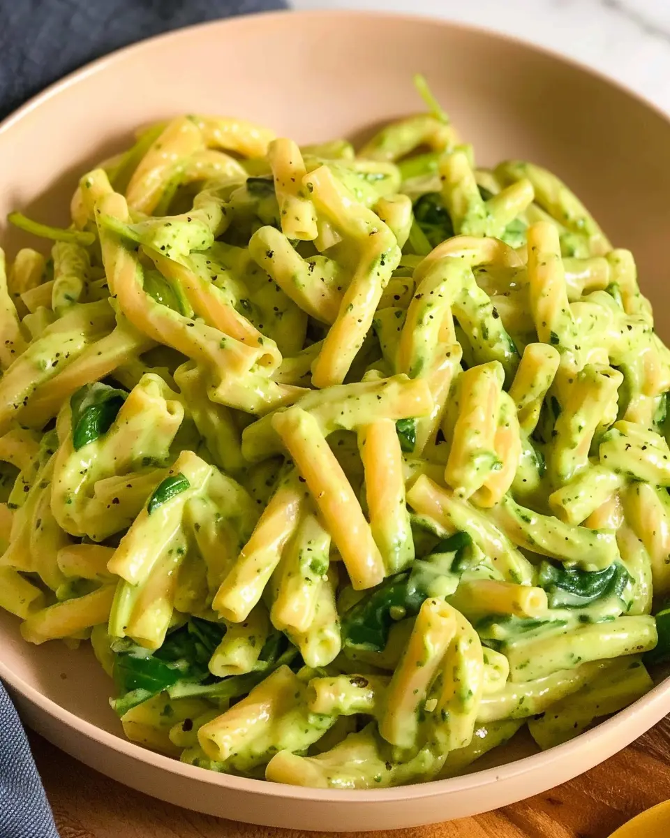 Vegan Creamy Spinach Garlic Pasta: Easy Recipe for Comfort Food