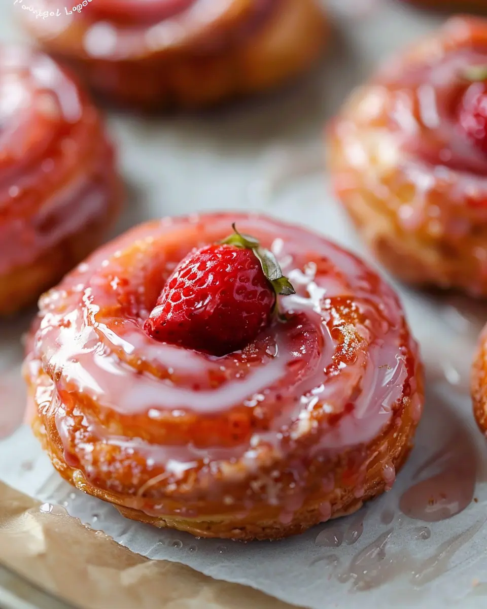 Strawberry Glazed French Crullers: Easy and Indulgent Treats for All