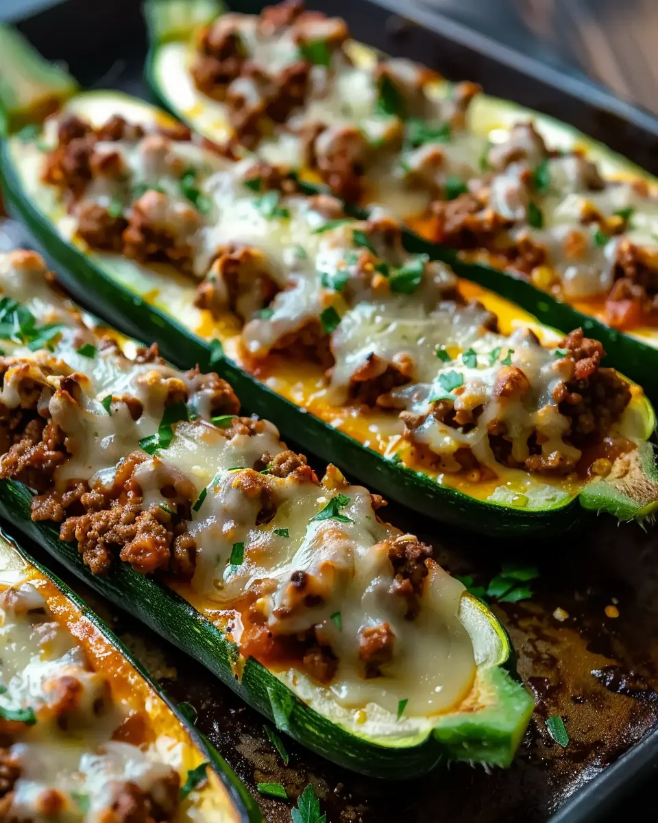 Easy Ground Beef Zucchini Boats: A Juicy Twist on Comfort Food