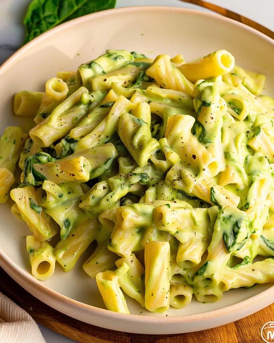 Vegan Creamy Spinach Garlic Pasta: A Delightfully Indulgent Twist