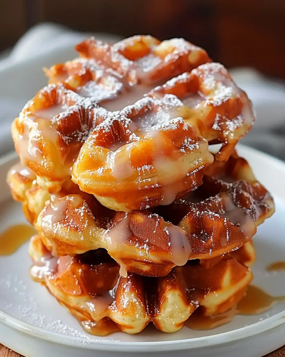 Apple Fritter Waffle Donuts: Indulgent Homemade Delight