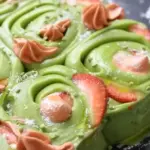 Strawberry Matcha Latte Rolls