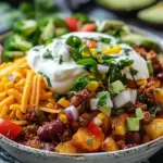 Loaded Potato Taco Bowl