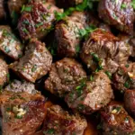 Air Fryer Garlic Butter Steak Bites