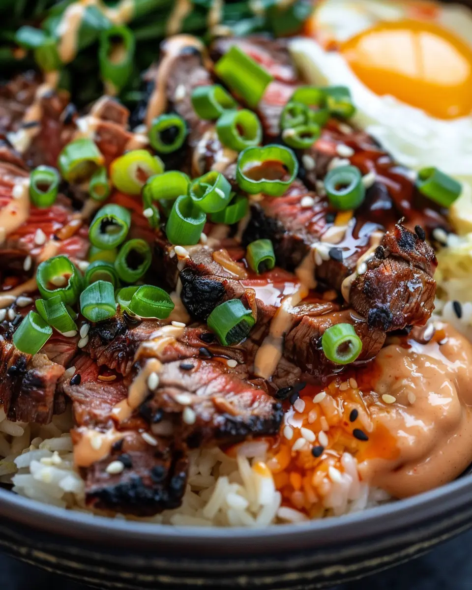 Korean BBQ Steak Rice Bowls: A Juicy Twist on Homemade Comfort