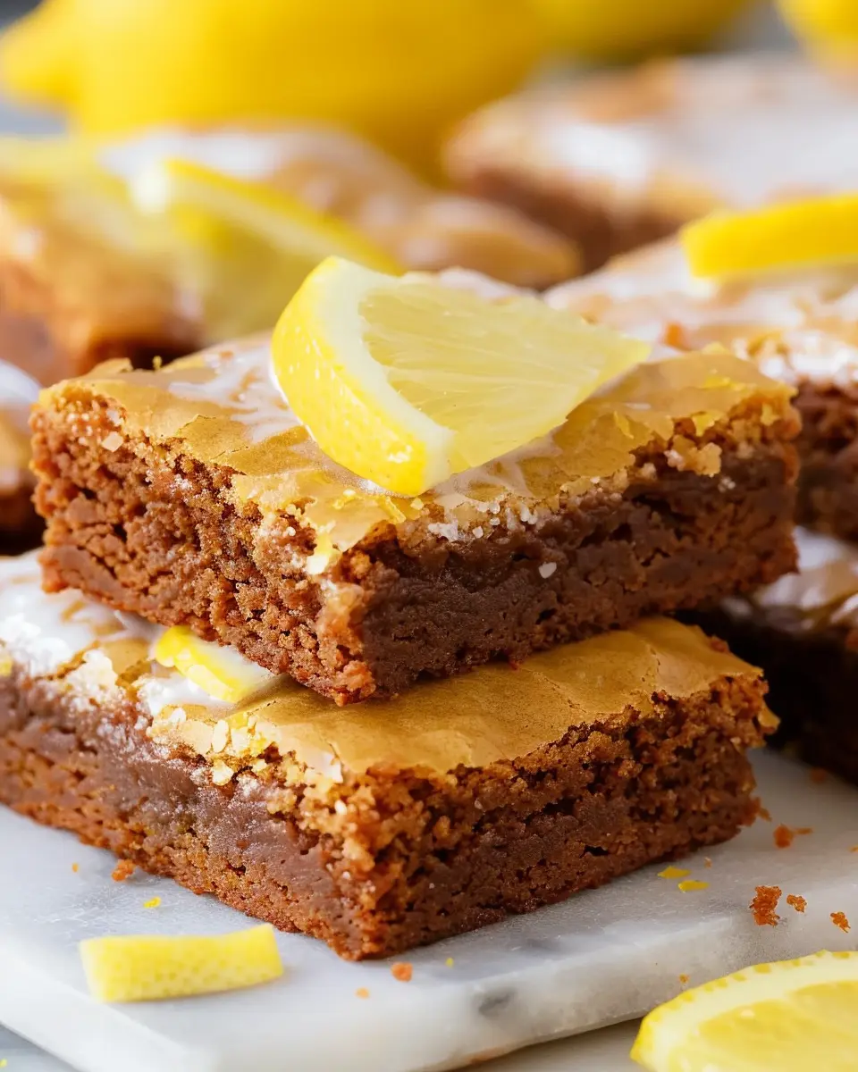 Easy Lemon Brownies Recipe: The Best Zesty Treat for Your Family